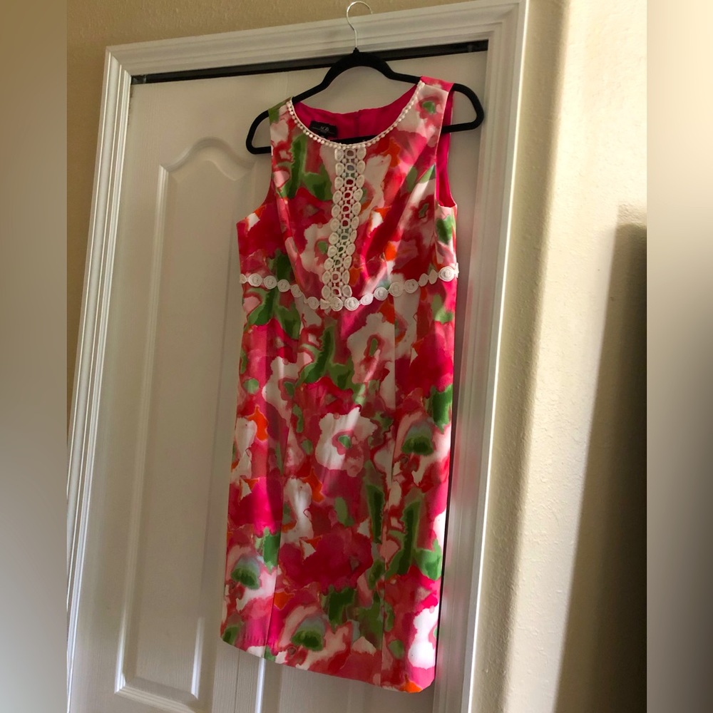 AGB Dress Sleeveless Shift Size 14